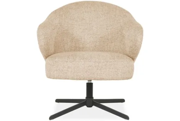 Clearance Draaifauteuil 96349 taupe Connor Draaifauteuils