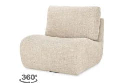 Best Draaifauteuil 96304 taupe Lucia Draaifauteuils