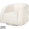 Outlet Draaifauteuil 211899 Unicorn White Arcus Ronde Fauteuils|Draaifauteuils