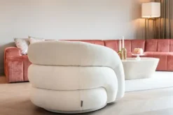 Outlet Draaifauteuil 211899 Unicorn White Arcus Ronde Fauteuils|Draaifauteuils