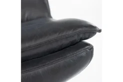 Draaifauteuil - zwart boho leder | 95939 Sven Draaifauteuils