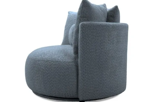 Outlet Draaifauteuil Alana Ronde Fauteuils|Draaifauteuils