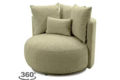 Outlet Draaifauteuil Alana Ronde Fauteuils|Draaifauteuils