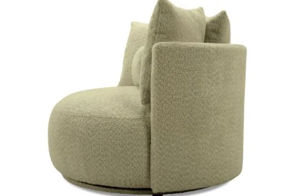 Outlet Draaifauteuil Alana Ronde Fauteuils|Draaifauteuils