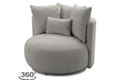 Outlet Draaifauteuil Alana Ronde Fauteuils|Draaifauteuils