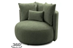Outlet Draaifauteuil Alana Ronde Fauteuils|Draaifauteuils