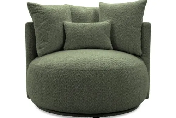Outlet Draaifauteuil Alana Ronde Fauteuils|Draaifauteuils