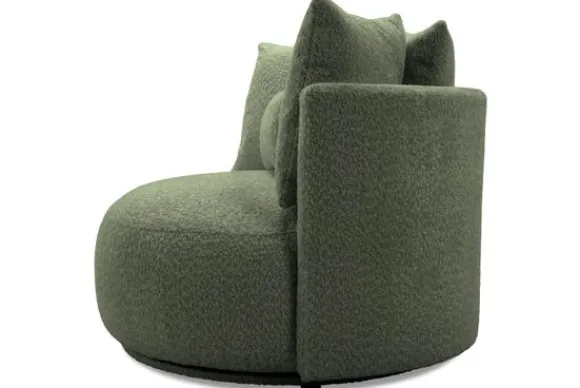 Outlet Draaifauteuil Alana Ronde Fauteuils|Draaifauteuils