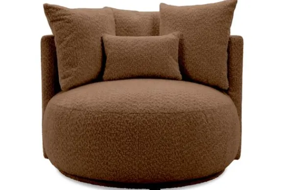 Outlet Draaifauteuil Alana Ronde Fauteuils|Draaifauteuils