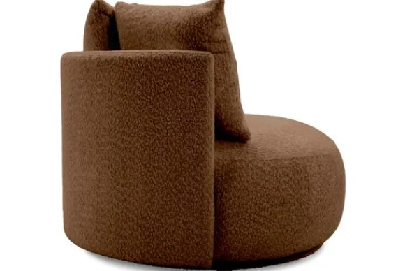 Outlet Draaifauteuil Alana Ronde Fauteuils|Draaifauteuils