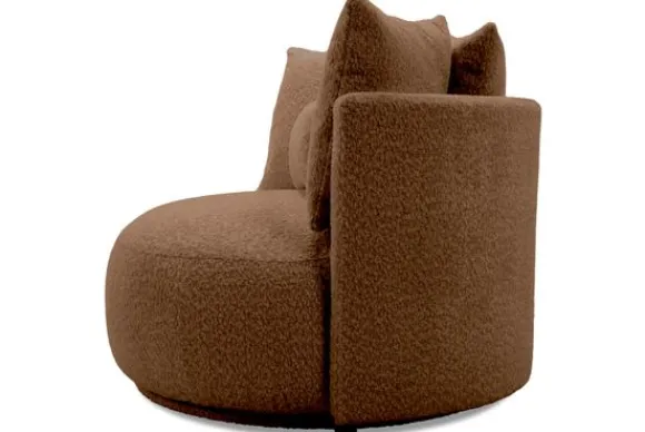 Outlet Draaifauteuil Alana Ronde Fauteuils|Draaifauteuils