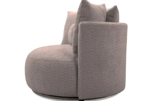 Outlet Draaifauteuil Alana Ronde Fauteuils|Draaifauteuils