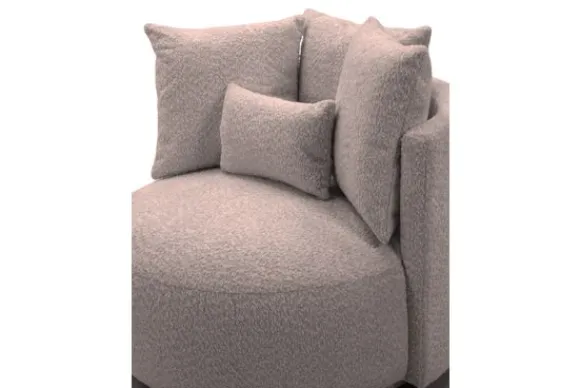 Outlet Draaifauteuil Alana Ronde Fauteuils|Draaifauteuils