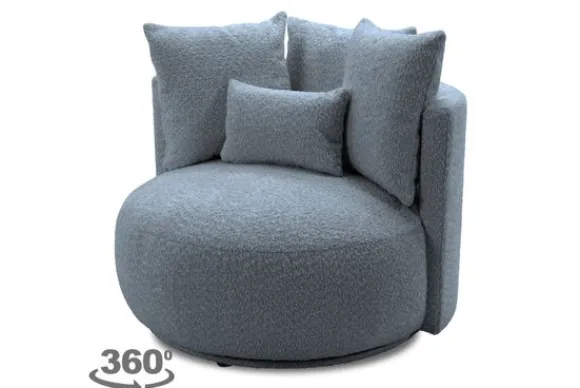 Outlet Draaifauteuil Alana Ronde Fauteuils|Draaifauteuils