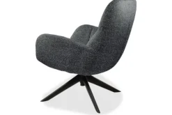 Outlet Draaifauteuil Antraciet Elvis Draaifauteuils