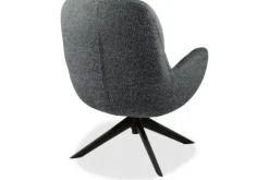 Outlet Draaifauteuil Antraciet Elvis Draaifauteuils