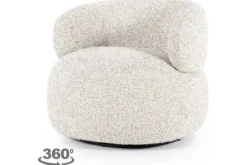 New Draaifauteuil Beige 96107 Maeve Ronde Fauteuils