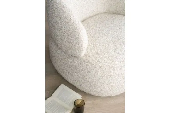 New Draaifauteuil Beige 96107 Maeve Ronde Fauteuils