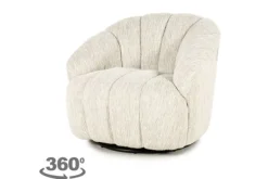 Online Draaifauteuil beige 250186 Sogno Draaifauteuils