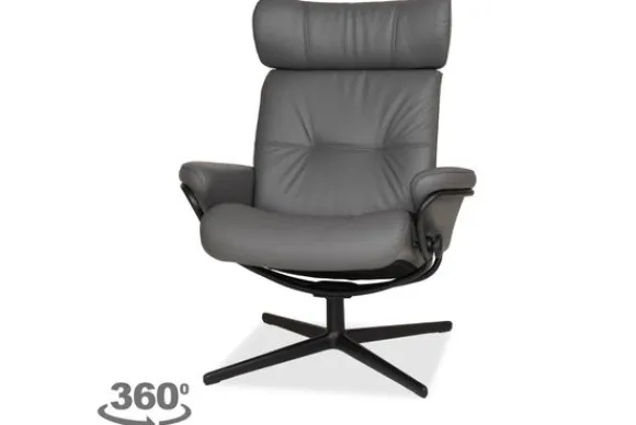 Sale Draaifauteuil Berlin LowBack met hoofdsteun | Relaxstoelen|Draaifauteuils