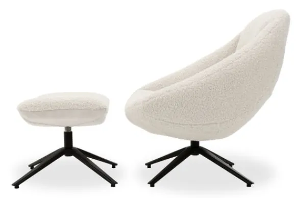 Online Draaifauteuil Boudewijn Ronde Fauteuils|Draaifauteuils