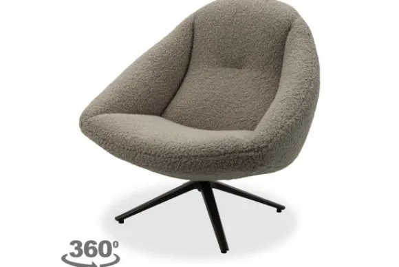 Online Draaifauteuil Boudewijn Ronde Fauteuils|Draaifauteuils
