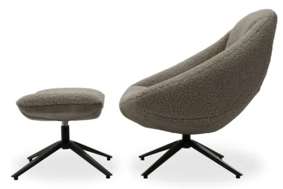 Online Draaifauteuil Boudewijn Ronde Fauteuils|Draaifauteuils