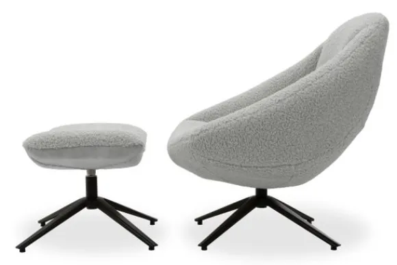 Online Draaifauteuil Boudewijn Ronde Fauteuils|Draaifauteuils