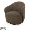 Outlet Draaifauteuil Brown Jimi Draaifauteuils