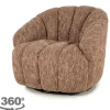 Best Draaifauteuil burgundy 250188 Sogno Draaifauteuils