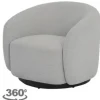 Draaifauteuil Cement Grey Belfast Draaifauteuils