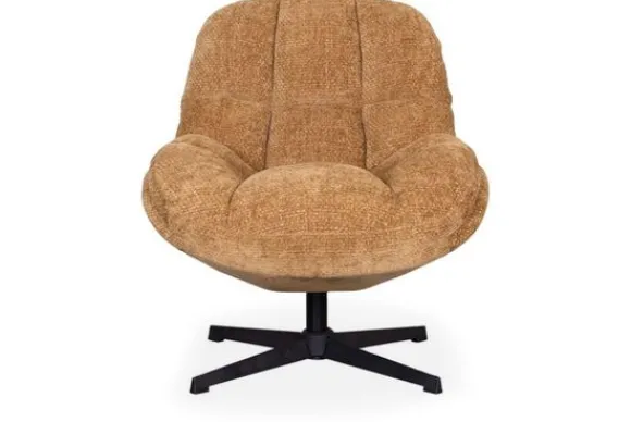 Draaifauteuil Cognac WX-67.008 Huxley Draaifauteuils