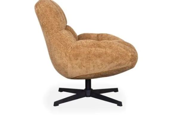 Draaifauteuil Cognac WX-67.008 Huxley Draaifauteuils