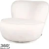 Draaifauteuil Cream FU-88.012 Bunny Ronde Fauteuils|Draaifauteuils