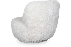 Clearance Draaifauteuil Creme Fluffy GA-80.151 Doodle Ronde Fauteuils|Draaifauteuils
