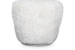 Clearance Draaifauteuil Creme Fluffy GA-80.151 Doodle Ronde Fauteuils|Draaifauteuils