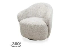Discount Draaifauteuil Ecru Jimi Draaifauteuils