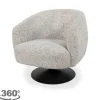Draaifauteuil Ecru Louis Draaifauteuils