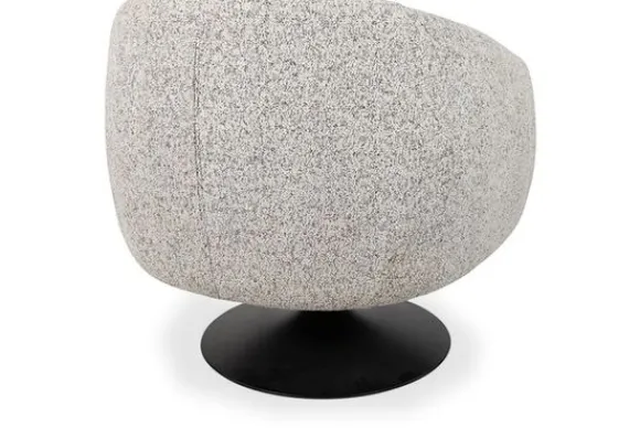 Draaifauteuil Ecru Louis Draaifauteuils