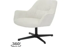 Clearance Draaifauteuil Greige Daphne Ronde Fauteuils|Draaifauteuils