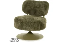 Outlet Draaifauteuil Groen 250357 Furlo Draaifauteuils