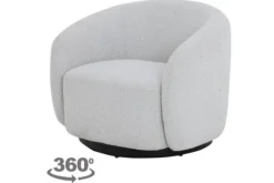 Best Draaifauteuil Light Ivory Belfast Draaifauteuils