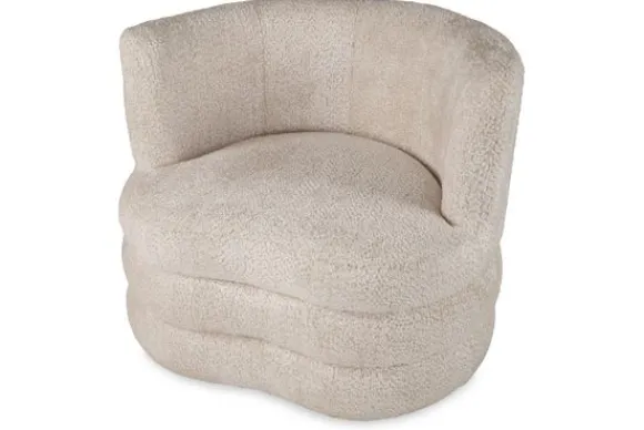 Clearance Draaifauteuil Magali Ronde Fauteuils|Draaifauteuils