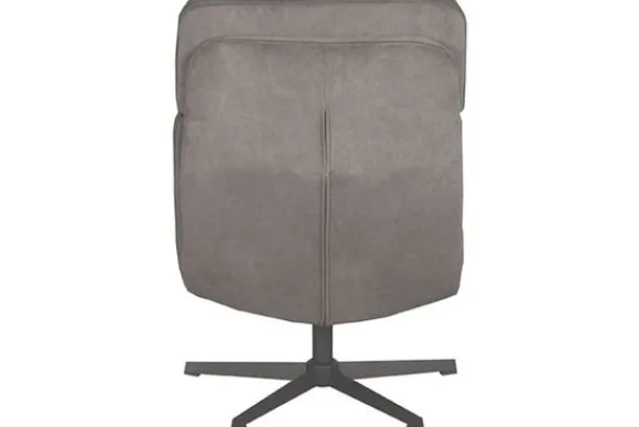 Best Draaifauteuil met hocker Antraciet CH-73.022 Alvar Draaifauteuils