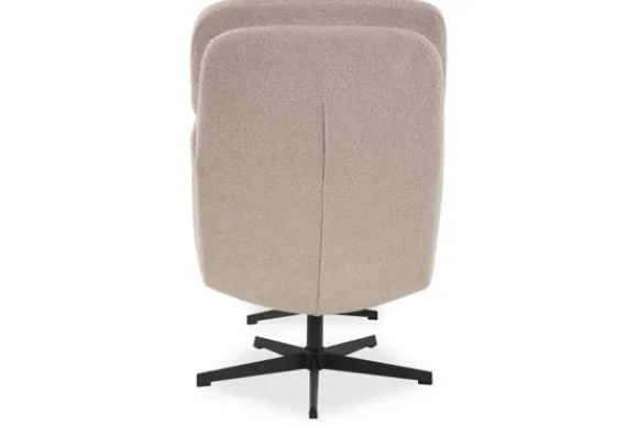 Online Draaifauteuil met hocker Naturel CH-73.004 Alvar Draaifauteuils