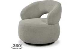 Clearance Draaifauteuil Mushroom GA-80.214 Nusenna Ronde Fauteuils|Draaifauteuils