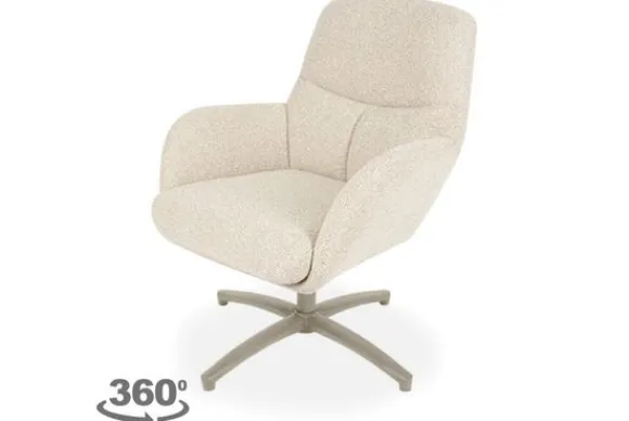 Best Draaifauteuil Naturel CH-73.046 Chill Zone Draaifauteuils