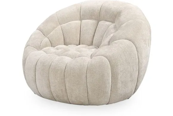 Outlet Draaifauteuil Naturel Elite HC-76.010 Cloud Ronde Fauteuils