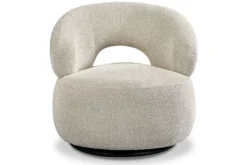Best Draaifauteuil Naturel GA-80.213 Nusenna Ronde Fauteuils|Draaifauteuils