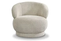 New Draaifauteuil Naturel GA-80.208 Alvito Ronde Fauteuils|Draaifauteuils